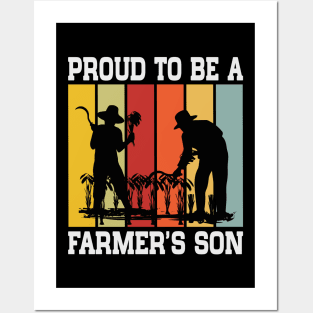 Proud To Be A Farmer's Son Posters and Art